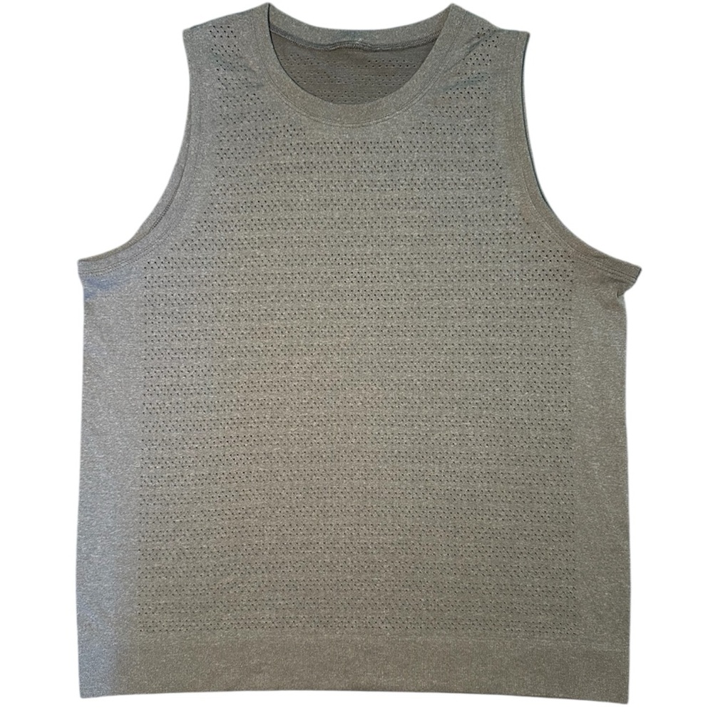 Lululemon Men's Gray Tank Top Sleeveless Gym Training Athletic Size Small
